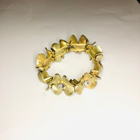 Golden Flowers Bracelet