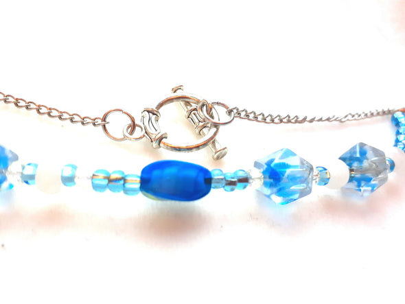 Blues Clues Necklace and Earrings Set - Firestarter Jewels 