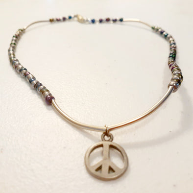 Peace Be With You Choker Necklace