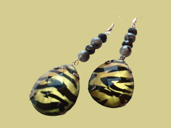 Tigerish Dangle Earrings