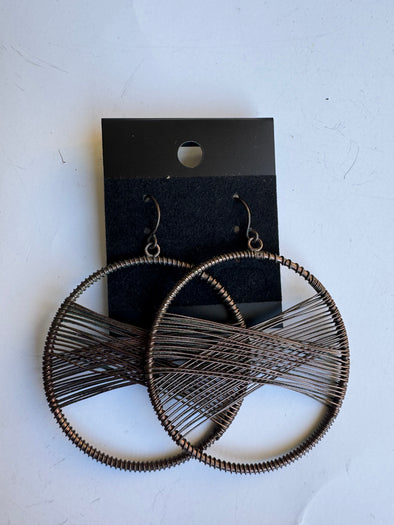 Looming Hoop Earrings