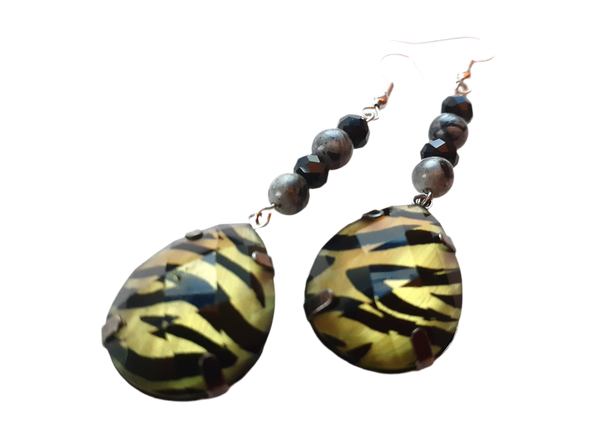 Tigerish Dangle Earrings