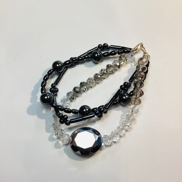 Glossy Hematite Bracelet