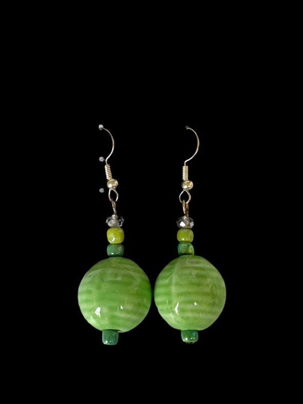 Lime Dangle Earrings