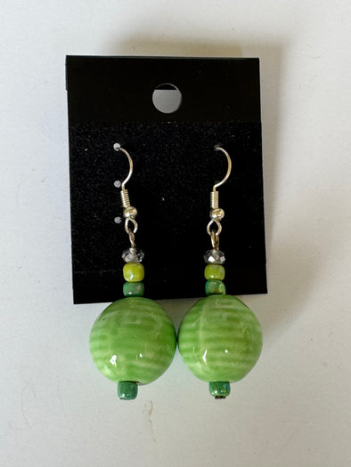 Lime Dangle Earrings