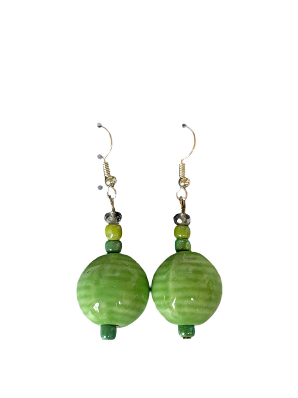 Lime Dangle Earrings