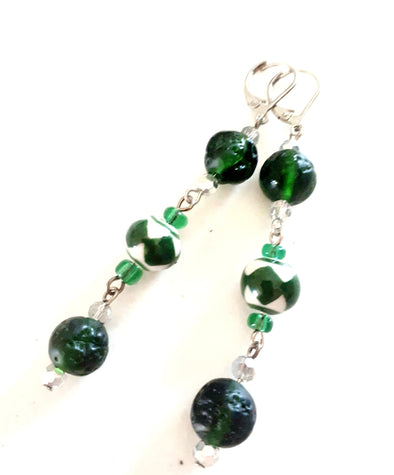 The Green Showmanship Earrings