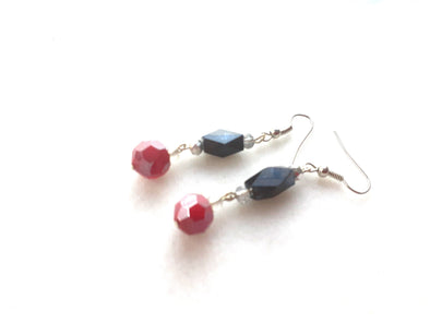 Positively Red Dangle Earrings - Firestarter Jewels 