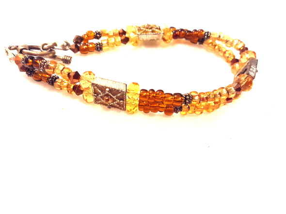 Bronze Squares Bracelet