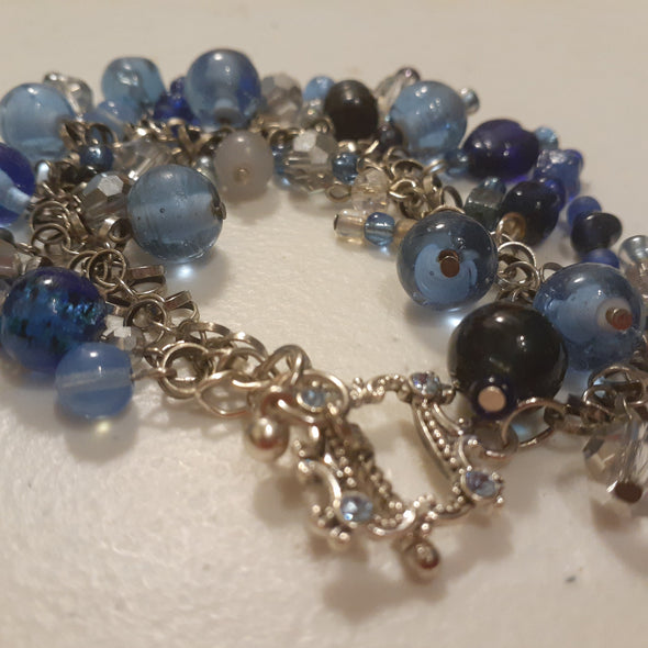 Blue Jingle Bracelet