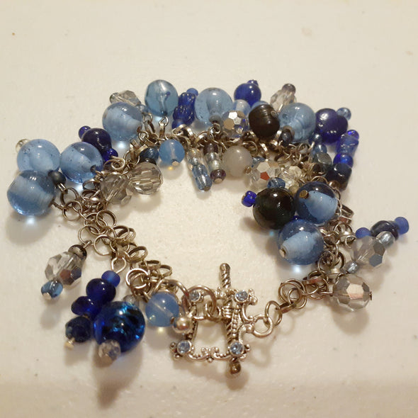 Blue Jingle Bracelet