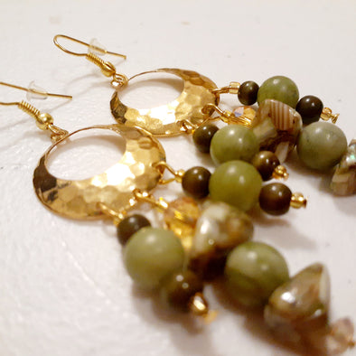 Moss Dangle Earrings