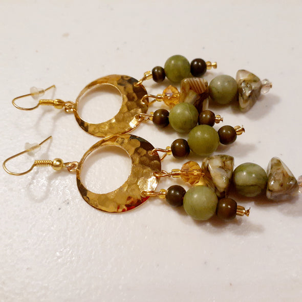 Moss Dangle Earrings