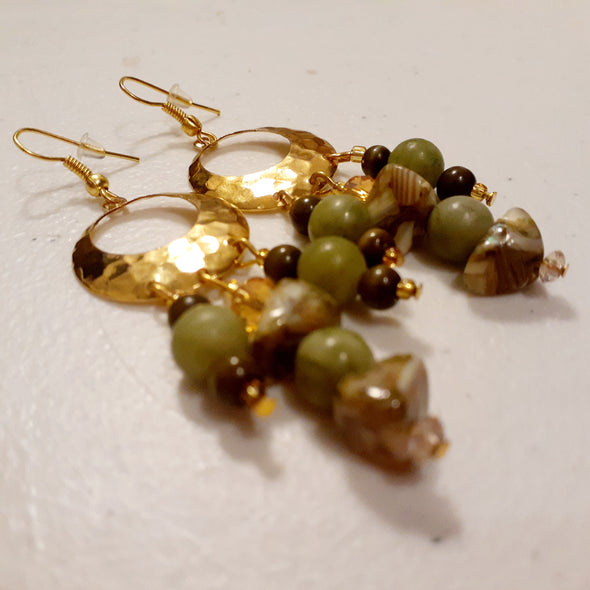 Moss Dangle Earrings