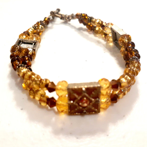 Bronze Squares Bracelet