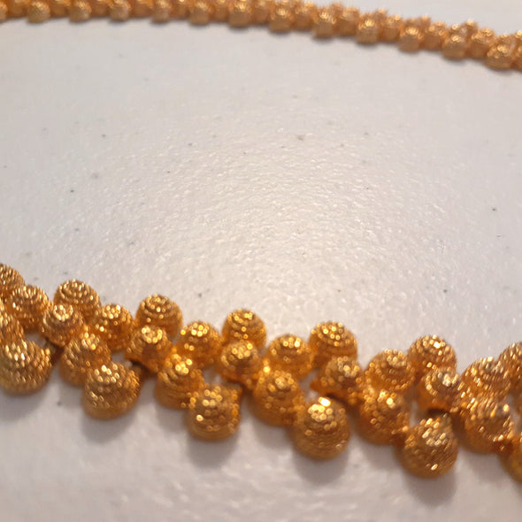 Bubbly Gold Necklace