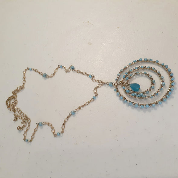 Beach Feel Necklace And Earrings Set