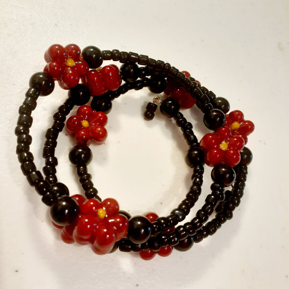 Fire Flower Coil Bracelet