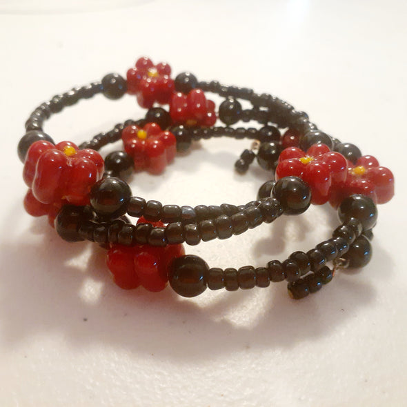 Fire Flower Coil Bracelet