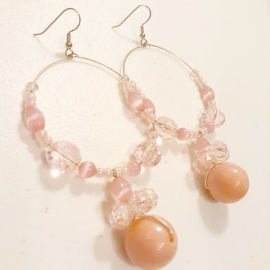 Pink Perfection Hoop Earrings