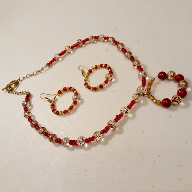 Christmas Anytime Necklace And Earrings Set