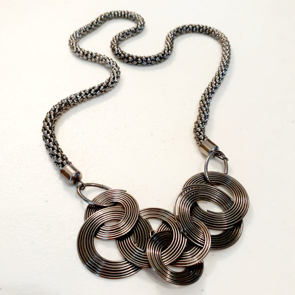 Smoking Gunmetal Necklace