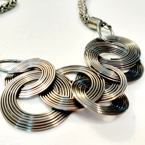 Smoking Gunmetal Necklace