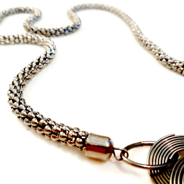 Smoking Gunmetal Necklace