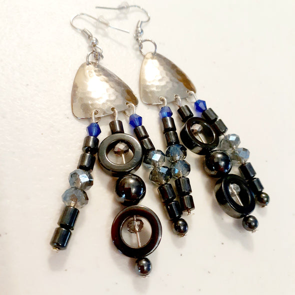 Smokey Eyes Dangle Earrings