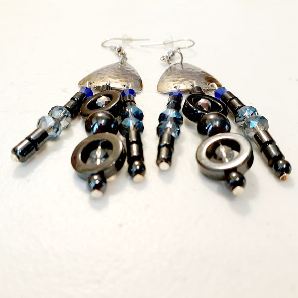 Smokey Eyes Dangle Earrings