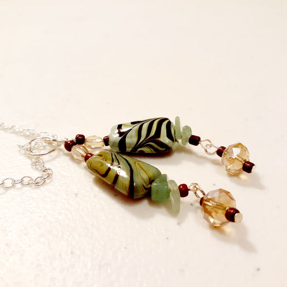 Wild Side Necklace And Earrings Set