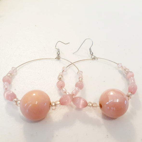 Pinky Hoop Earrings