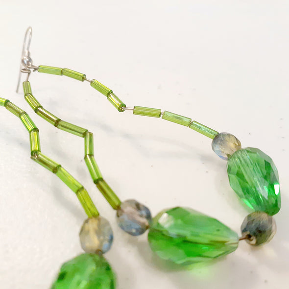 Green Goddess Earrings