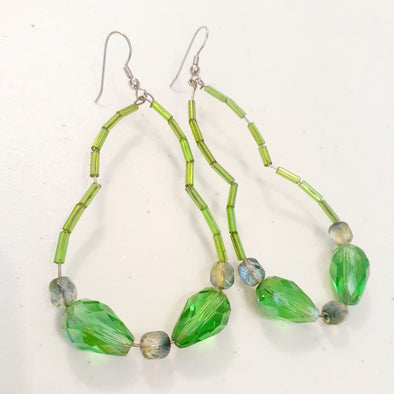 Green Goddess Earrings