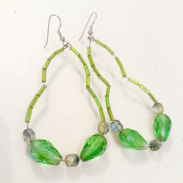 Green Goddess Earrings