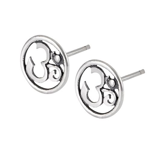 Mystic OM Stud Earrings