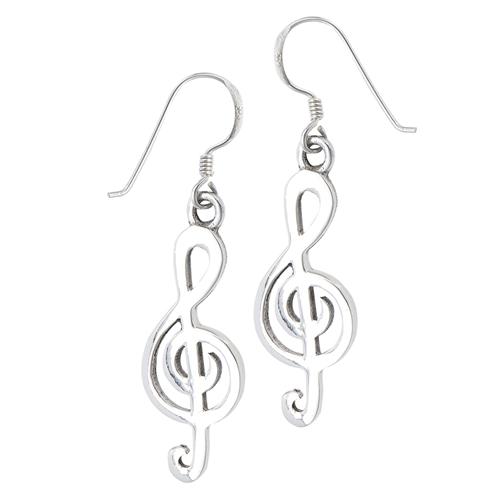 Hot Artist Clef Note Dangle Earrings